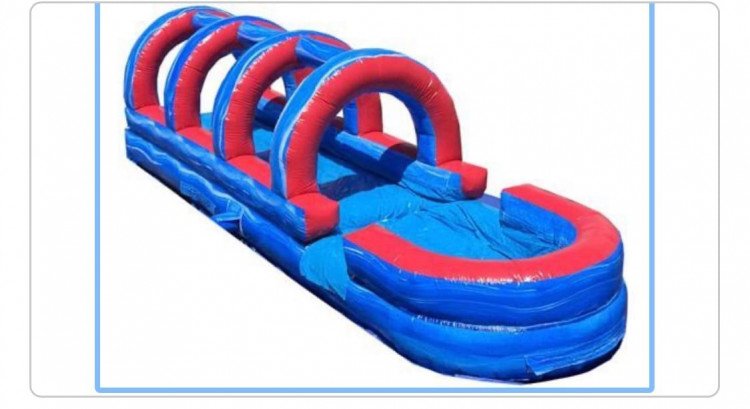 Slip N Slide  Blue n Red