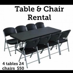 pkgs  / table & chairs